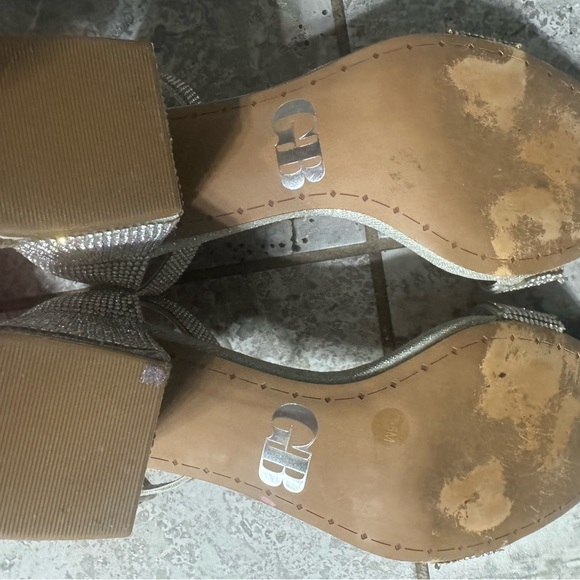 Dazzling Silver Rhinestone Heels - Picture 8 of 8